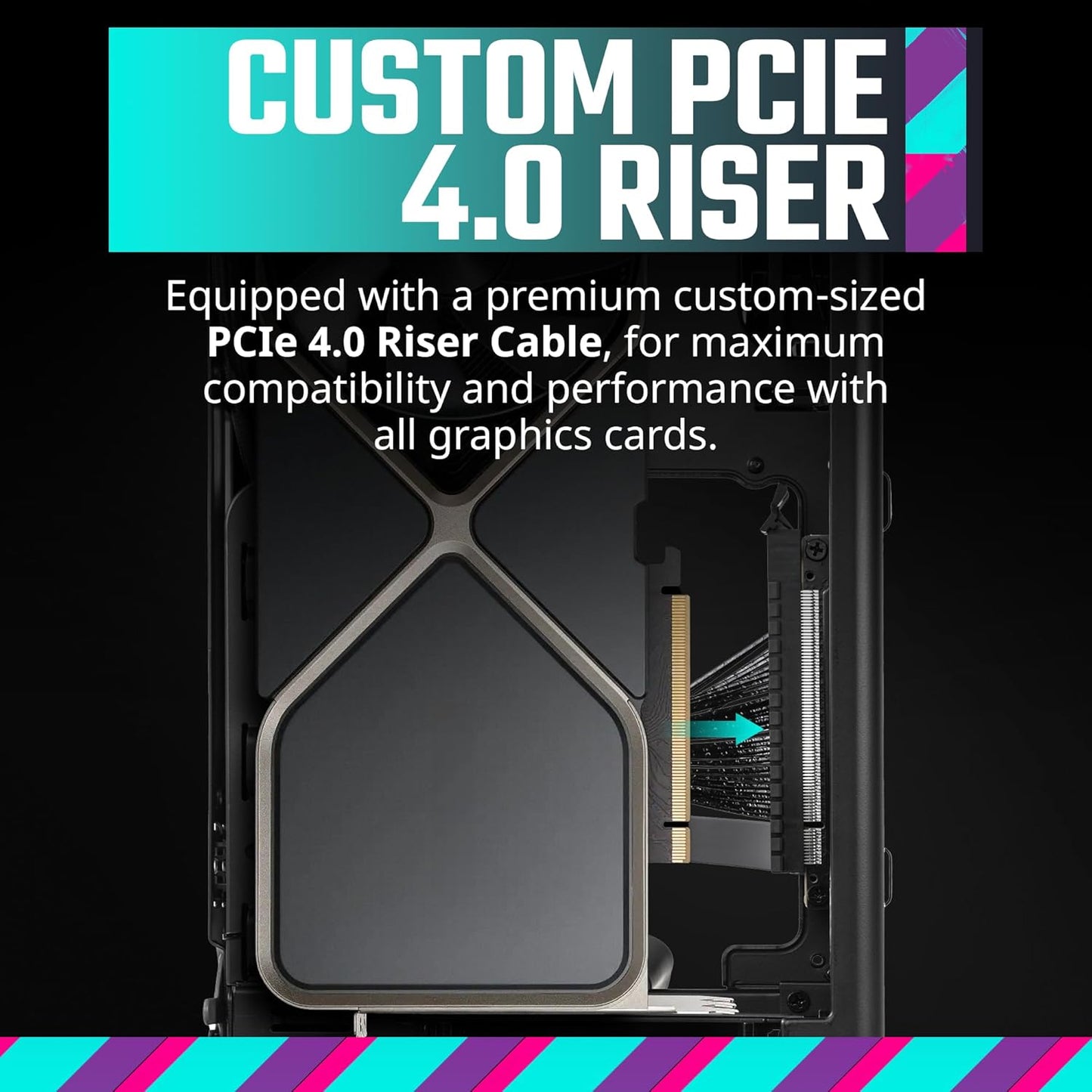 Cooler Master NR100-ZNNN85-SL0 NCORE 100 MAX ITX PC Case - Bronze