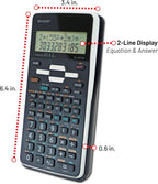 Sharp EL-531TGBBW Scientific Engineering Calculator - Black/White