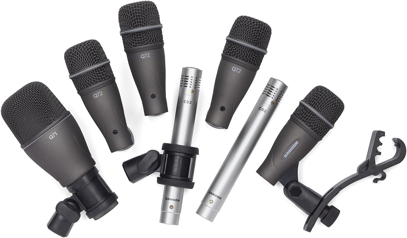 Samson DK707 7-Piece Drum Mic Kit (Renewed)
