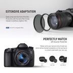 Neewer 90084559 20 Pcs Lens Filter Adapter Ring Kit