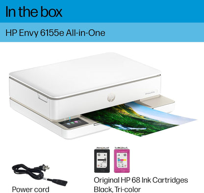 HP 714L5A Envy 6155e Wireless All-in-One Color Inkjet Printer