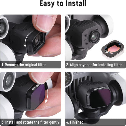 Neewer 10101227 ND Filter Set for DJI Mini 3/Mini 3 Pro