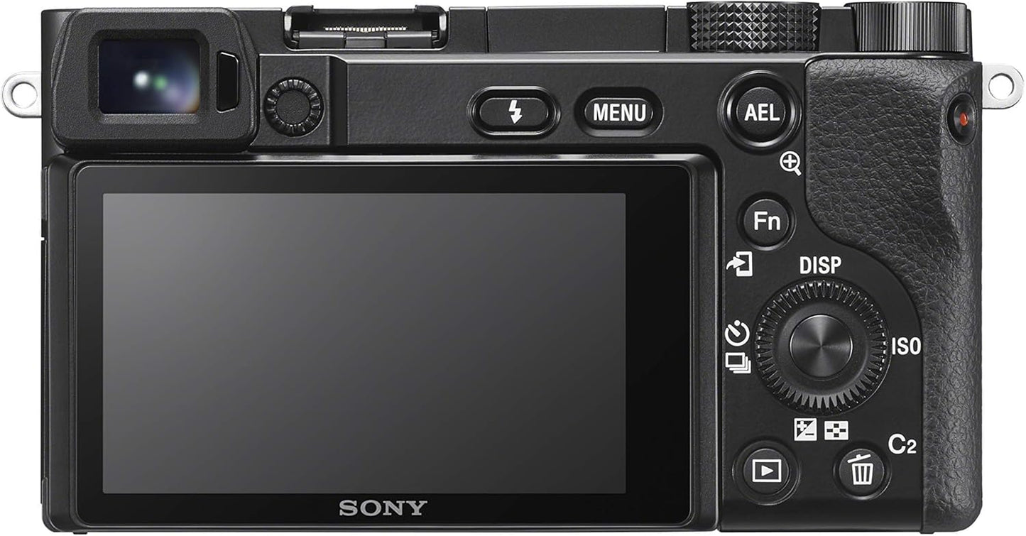 Sony Alpha A6100 Mirrorless Camera: 16-50mm, 55-210mm Lenses