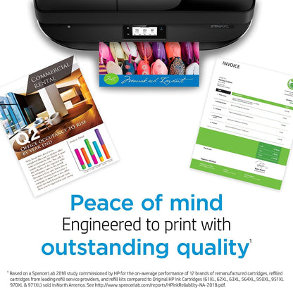 HP 62/62XL Ink Cartridges Combo Pack Original