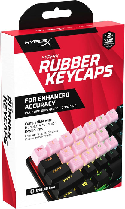 HyperX Rubber Keycaps Pink Gaming Accessory Kit