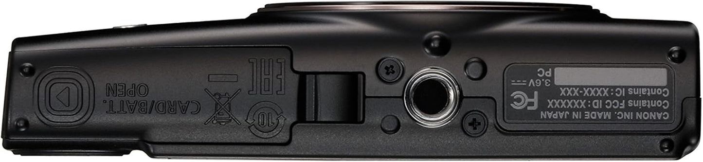 Canon ELPH 360 HS Black PowerShot Digital Camera 12x Zoom