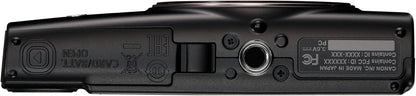 Canon ELPH 360 HS Black PowerShot Digital Camera 12x Zoom