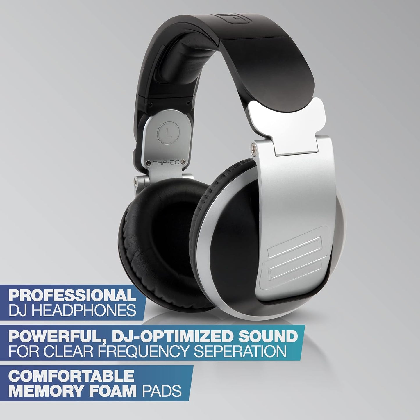 Reloop AMS-RHP-20 Premium DJ Headphones Black