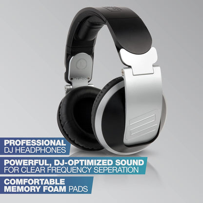 Reloop AMS-RHP-20 Premium DJ Headphones Black