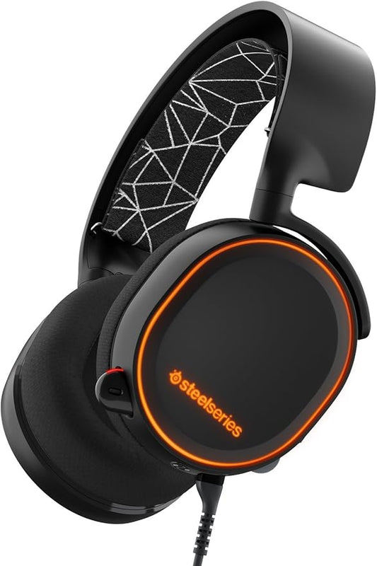SteelSeries Arctis 5 RGB Gaming Headset - DTS 7.1 (Renewed)