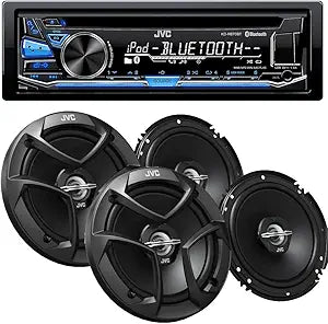 JVC KD-R870BT CD Receiver with CSJ260 Speakers — main product image