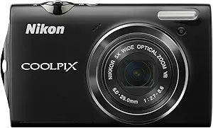 Nikon S580 Black Coolpix Digital Camera — main product image