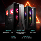 MSI AeZS7NUC607 Aegis ZS RTX 4060 Gaming Desktop