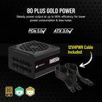 Corsair RM850e (2023) 850W Fully Modular ATX 3.0 PSU Renewed