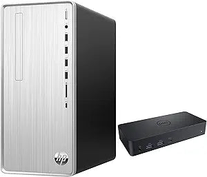 HP TP01-2234 Ryzen 7 5700G Desktop 64GB RAM 2TB SSD with D6000 Dock — main product image
