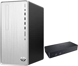 HP TP01-2234 AMD Ryzen 7 Desktop 7.6TB SSD Dock Bundle