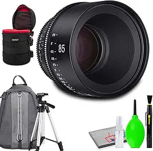 Rokinon XN85-C Xeen 85mm T1.5 Canon EF Lens Bundle