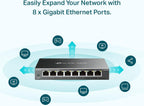 TP-Link TL-SG108E 8-Port Gigabit Easy Smart Switch
