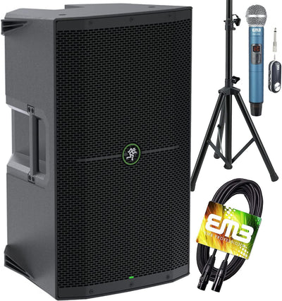 Gravity 15BST+SS06+MIC+XLR 15" 1300W Powered Loudspeaker Kit