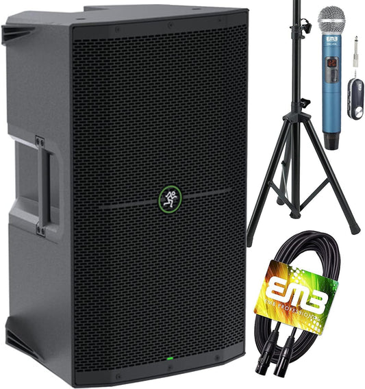 Gravity 15BST+SS06+MIC+XLR 15" 1300W Powered Loudspeaker Kit
