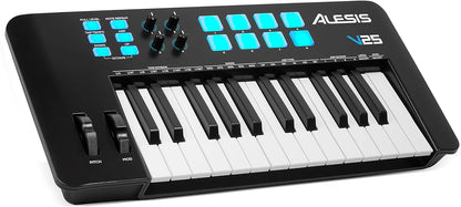 Alesis V25 MKII USB MIDI Keyboard Controller - 25 Keys, Software