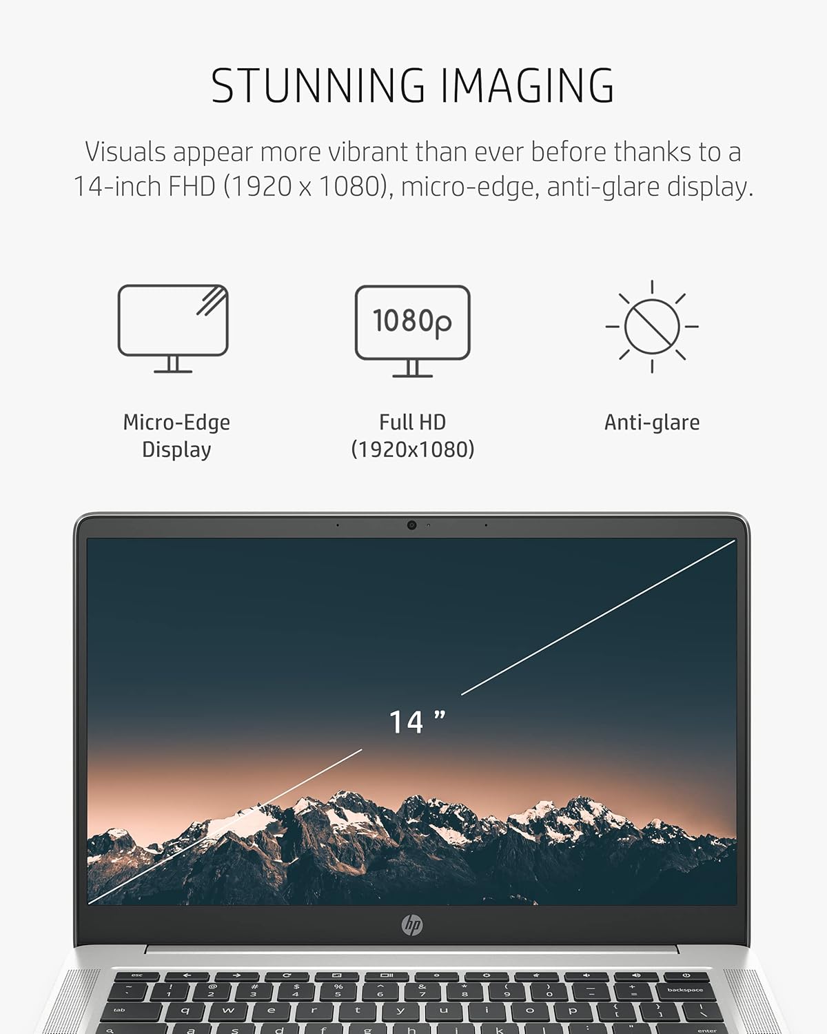 HP Chromebook 14a-na0160nr 14" FHD Laptop