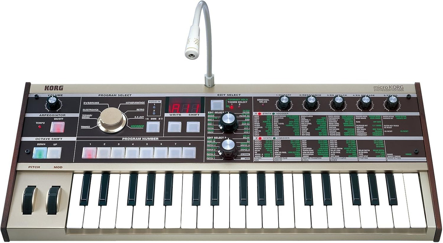 Korg MICROKORG Analog Modeling Synthesizer Vocoder