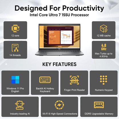 Dell Ultra 7 Latitude 5550 15.6" Business Laptop