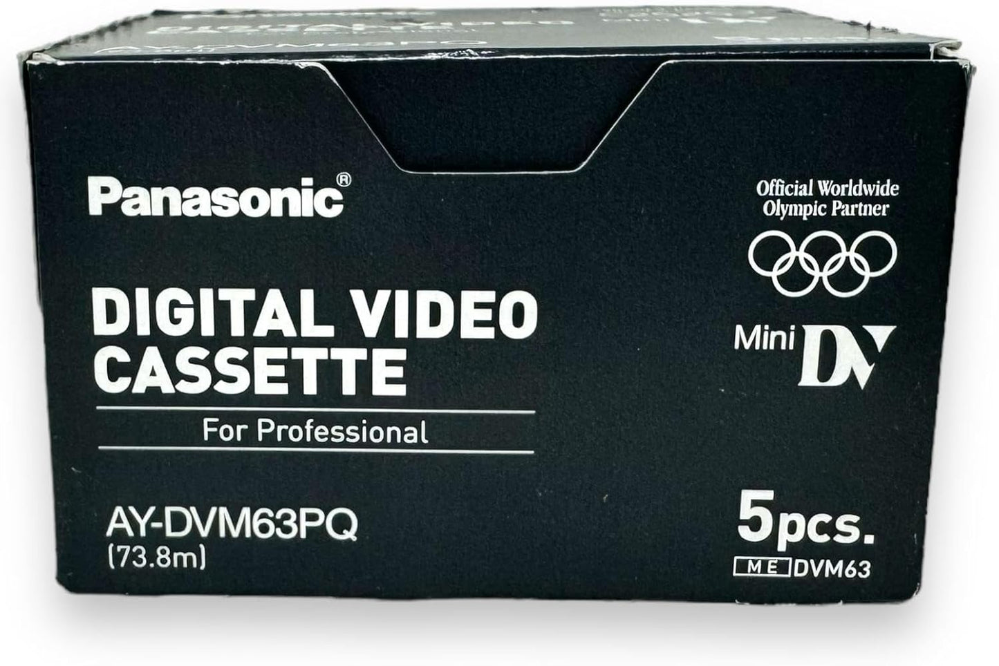 Panasonic 991264 AY-DVM63PQ Mini DV Cassette 5-Pack Pro