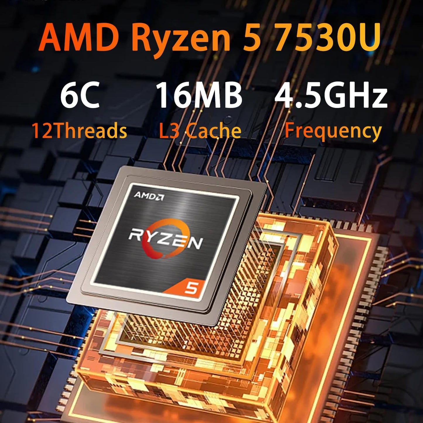 HP TPN-Q287 15.6" FHD Ryzen 5 Laptop - 32GB RAM 1TB SSD - Windows 11