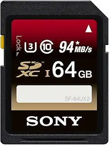 Sony SF64UX2/TQ 64GB UHS-I SDXC Memory Card