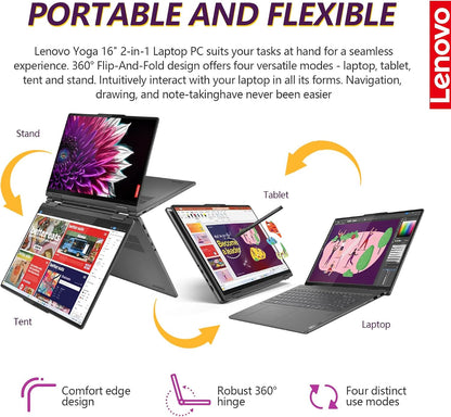 Lenovo 125U Yoga 7i 16" 2-in-1 Touch Laptop