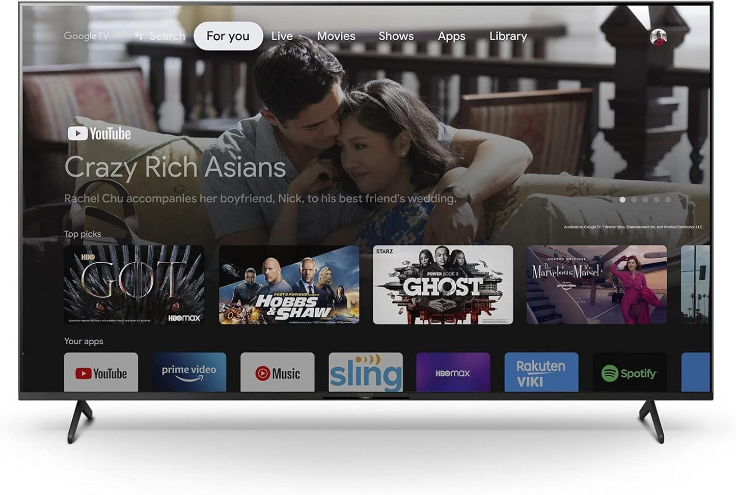 Sony KD75X85J 75" 4K 120Hz Google TV