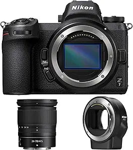 Nikon E1NKZ72470-cr Z7 4K Mirrorless Camera Kit (Renewed)