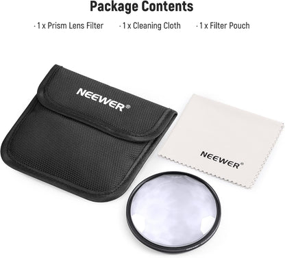 Neewer NW SERIES A 77mm Kaleidoscope Prism Lens Filter