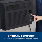 GE AHEF06BC 6000 BTU Electronic Window AC Black