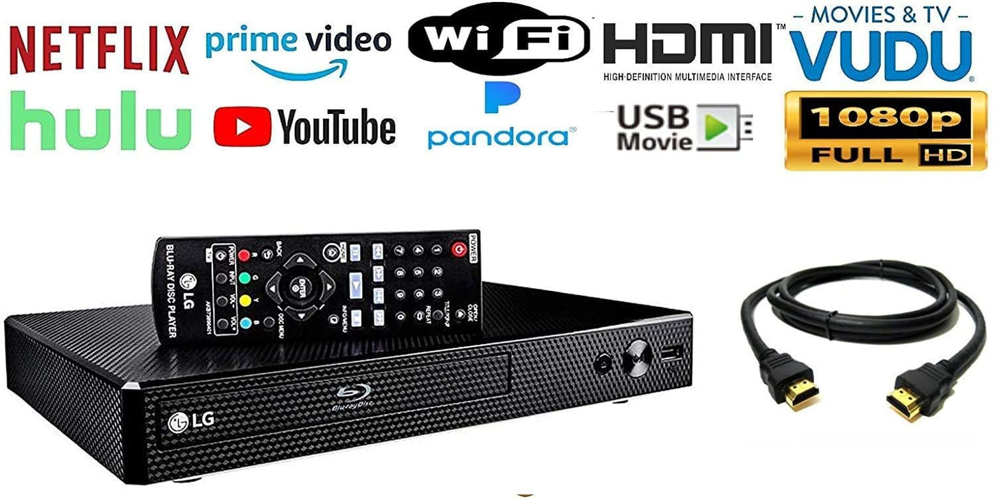 LG BP350 Smart Blu-ray Player 1080p Renewed