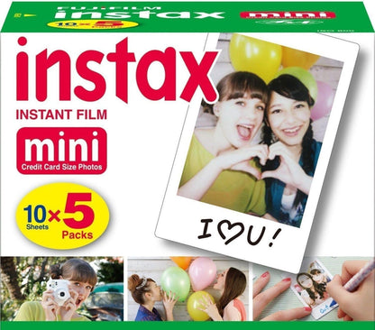 Fujifilm MAIN-567889 Instax Mini Film 50 Sheets (5 x 10 Packs)