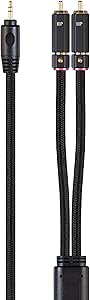 Monoprice 138081 3.5mm to 2 RCA Audio Cable 3ft Onix