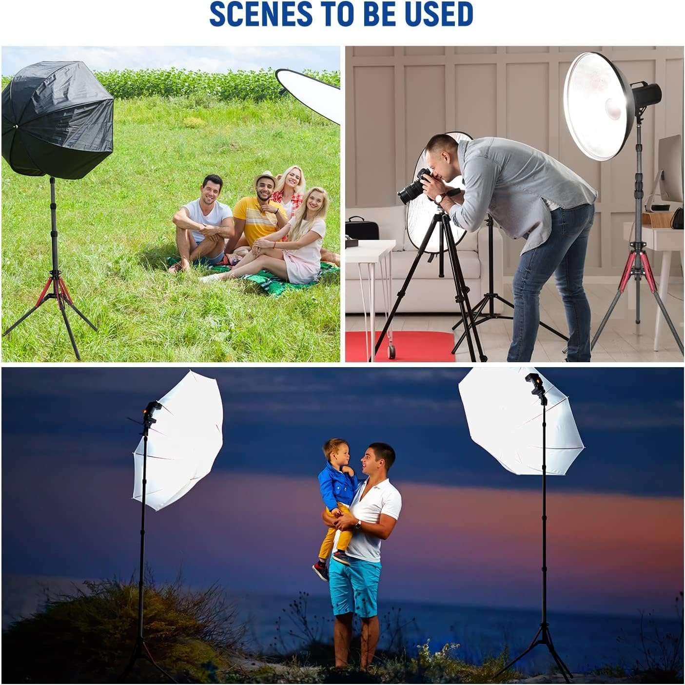 Neewer ST210R Carbon Fiber Light Stand 86.5 inch