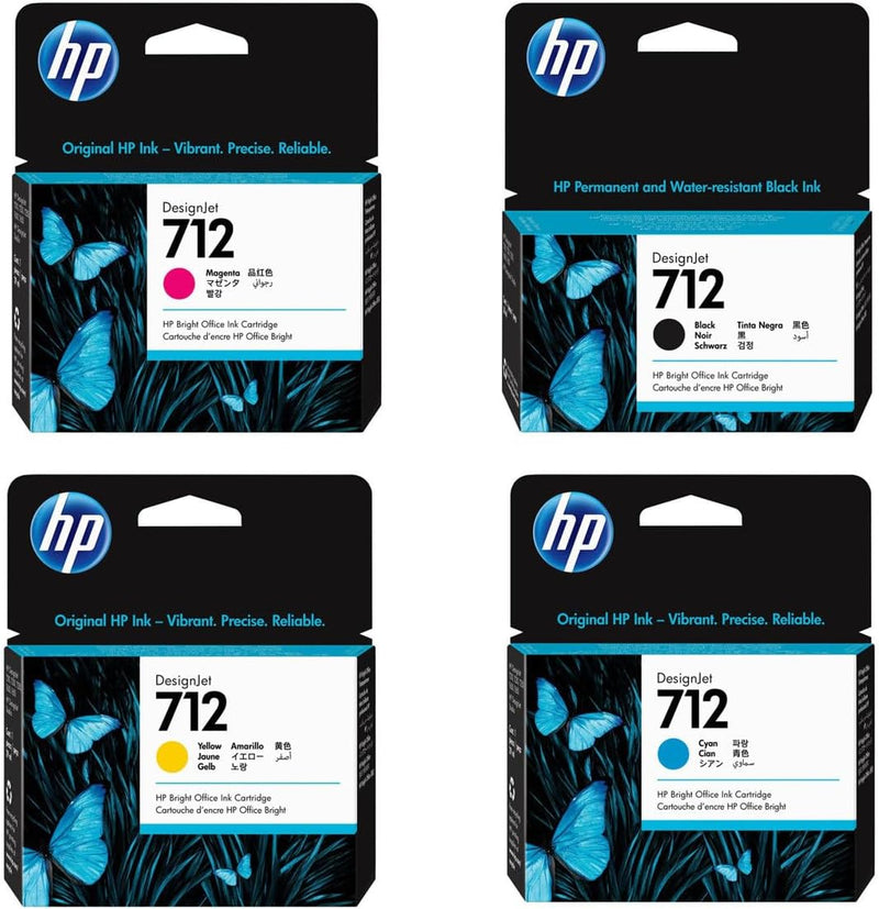 HP 712 Cyan DesignJet Ink Cartridge - 29ml — main product image