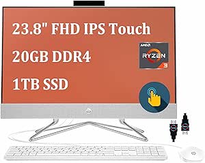 HP 24 Premium All-in-One Ryzen 3 4300U 20GB 1TB SSD