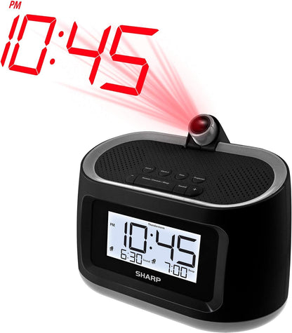 Sharp Projection Alarm Clock with 8 Nature Sleep Sounds