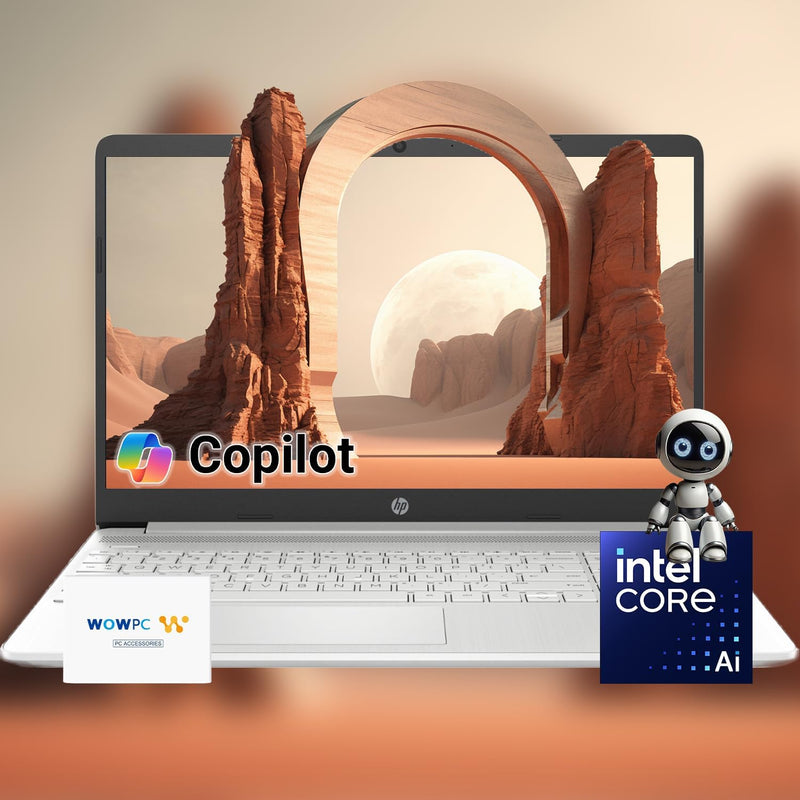 HP 15 Slim Copilot AI Laptop 16GB 1TB SSD Bundle — main product image