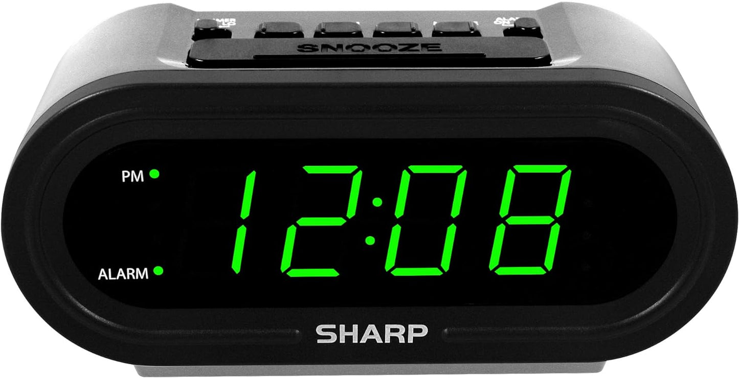 Sharp Digital Alarm Clock AccuSet - Easy Set