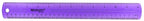 Westcott 16024 12-Inch Jeweltone Purple Plastic Ruler