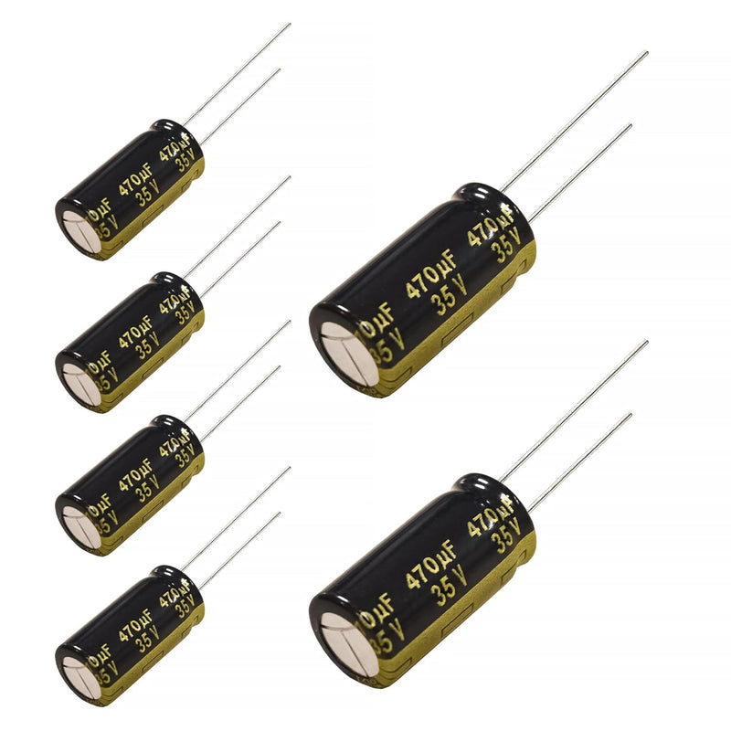 Panasonic FM Series 35V 470uf Low Impedance Capacitor (6-Pack) — main product image
