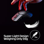 HyperX 7D389AA Pulsefire Haste 2 Mini Wireless Gaming Mouse White