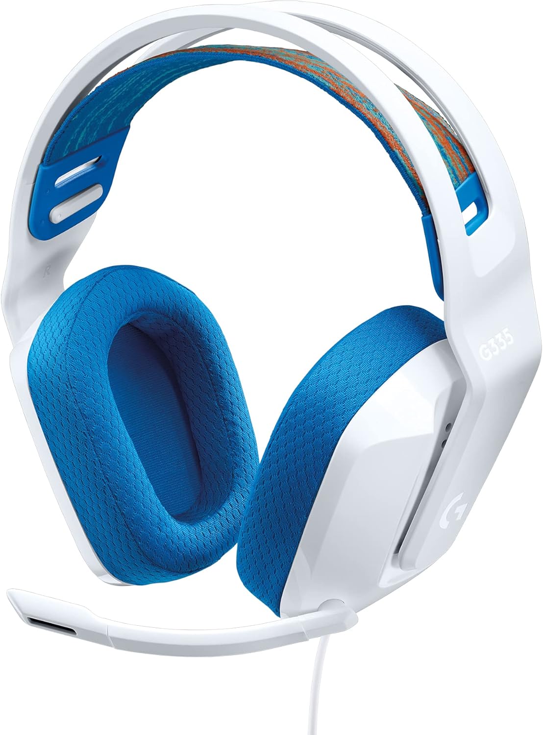 Logitech G335 Wired Gaming Headset - White - Renewed