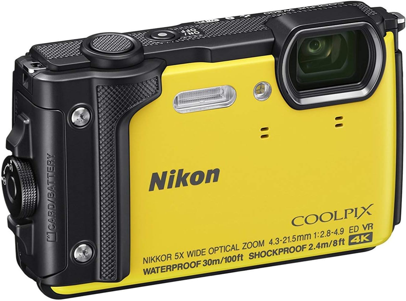 Nikon Coolpix W300 26525 Waterproof Shockproof Digital Camera - Yellow